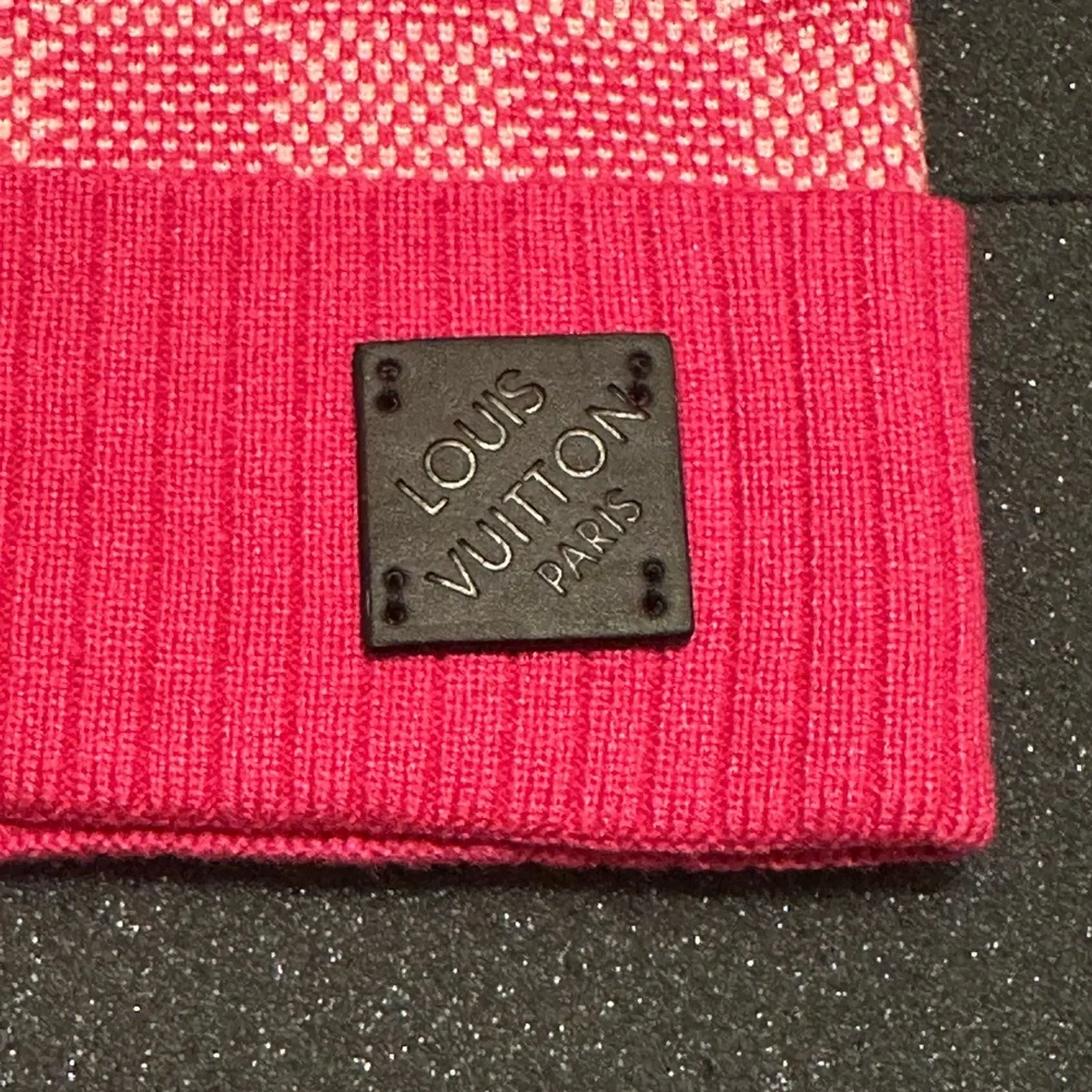 Louis Vuitton Vibrant Pink Knit Beanie
